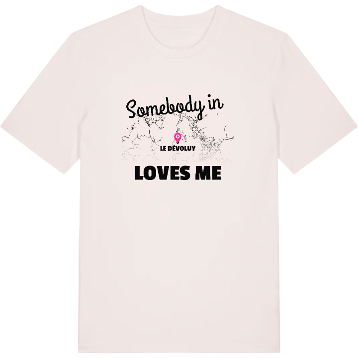 Någon i Le Dévoluy älskar mig t-shirt – t-shirt från PinShirt