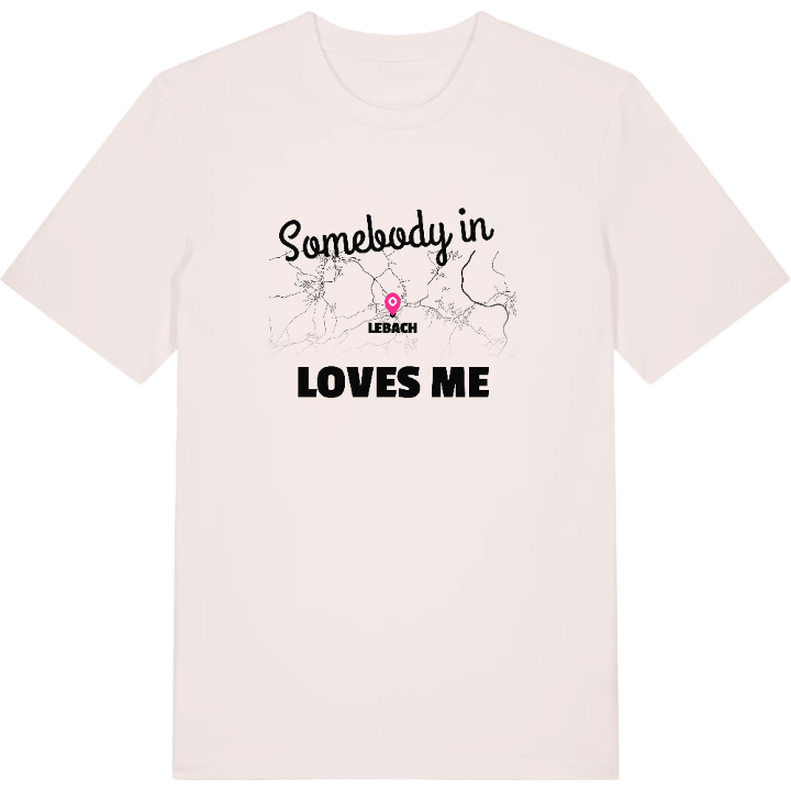 Någon i Lebach älskar mig t-shirt – t-shirt från PinShirt