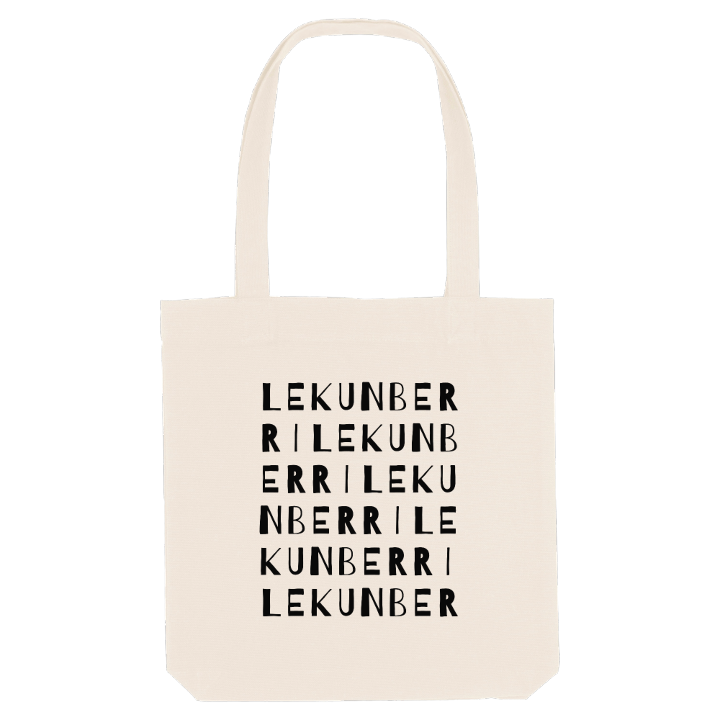 Lekunberri ordlek tygkasse – tygkasse från PinShirt