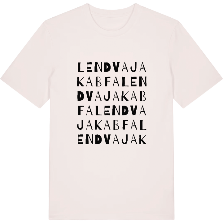 Lendvajakabfa ordlek t-shirt – t-shirt från PinShirt