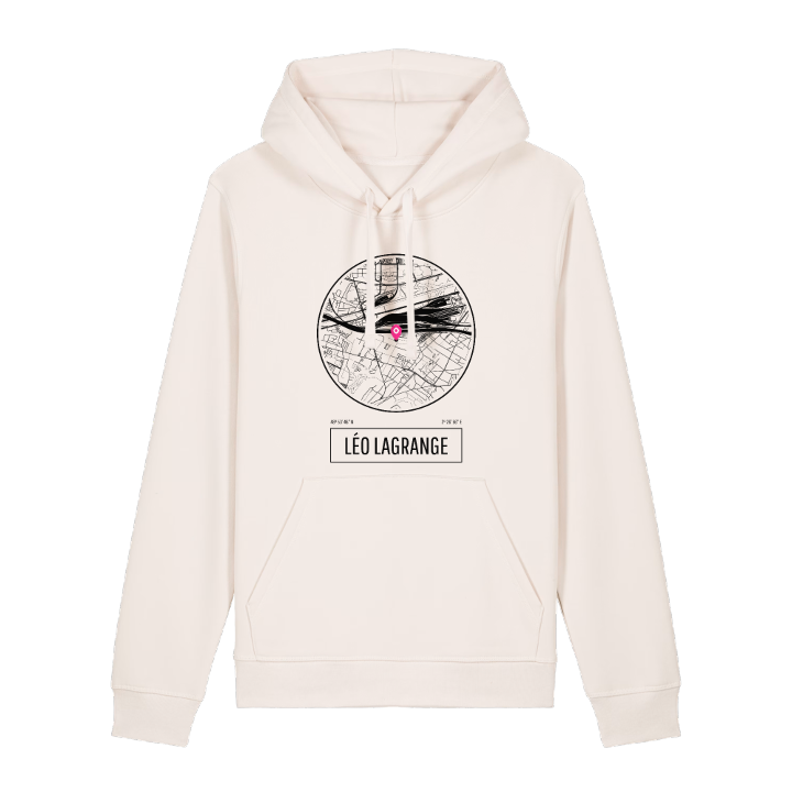 Léo Lagrange hoodie – hoodie från PinShirt