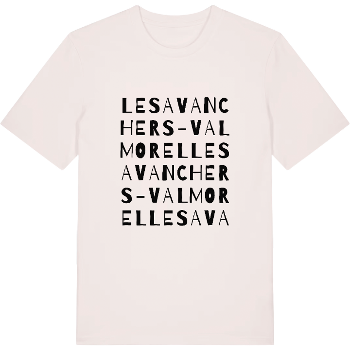Les Avanchers-Valmorel ordlek t-shirt – t-shirt från PinShirt