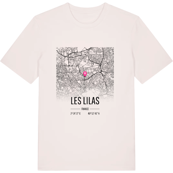 Les Lilas karta t-shirt – t-shirt från PinShirt
