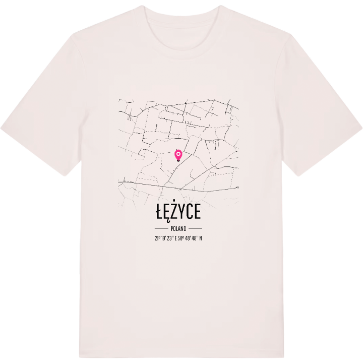 Łężyce karta t-shirt – t-shirt från PinShirt