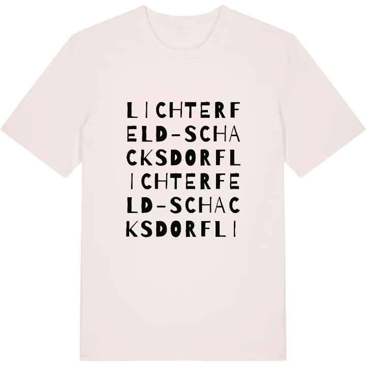Lichterfeld-Schacksdorf ordlek t-shirt – t-shirt från PinShirt