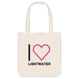 Jag älskar Lightwater tygkasse stort tryck