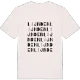 Lijnden ordlek t-shirt
