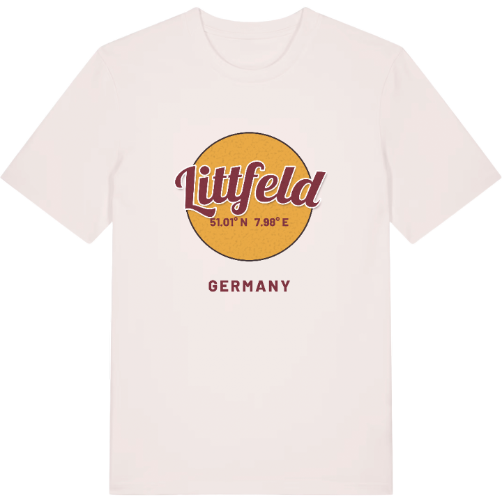 Littfeld cirkel t-shirt – t-shirt från PinShirt