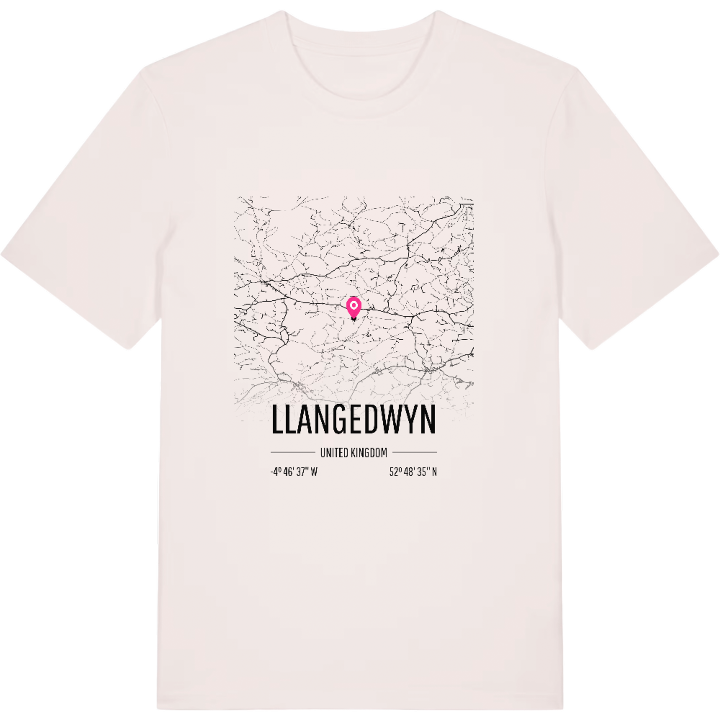 Llangedwyn karta t-shirt – t-shirt från PinShirt