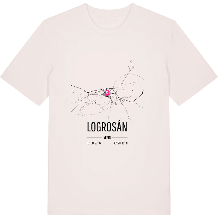 Logrosán karta t-shirt – t-shirt från PinShirt