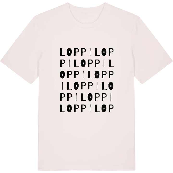 Loppi ordlek t-shirt – t-shirt från PinShirt