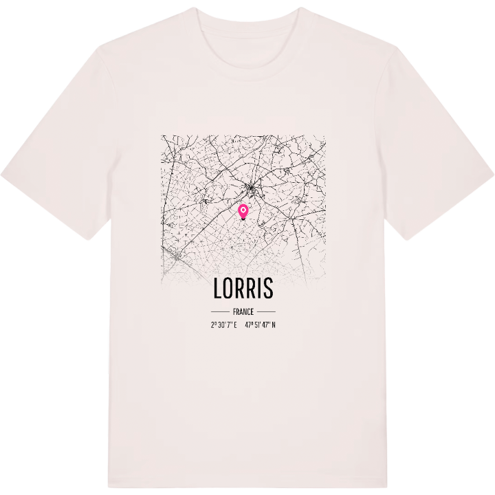 Lorris karta t-shirt – t-shirt från PinShirt