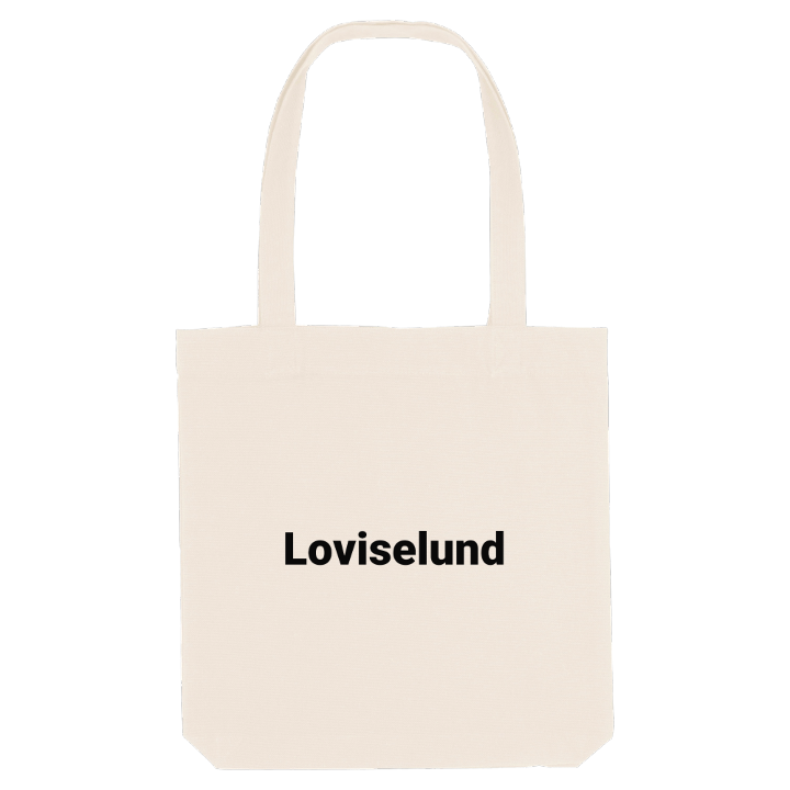 Loviselund fetstil tygkasse – tygkasse från PinShirt