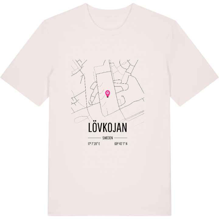 Lövkojan karta t-shirt – t-shirt från PinShirt