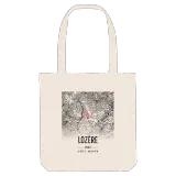 Lozère karta tygkasse