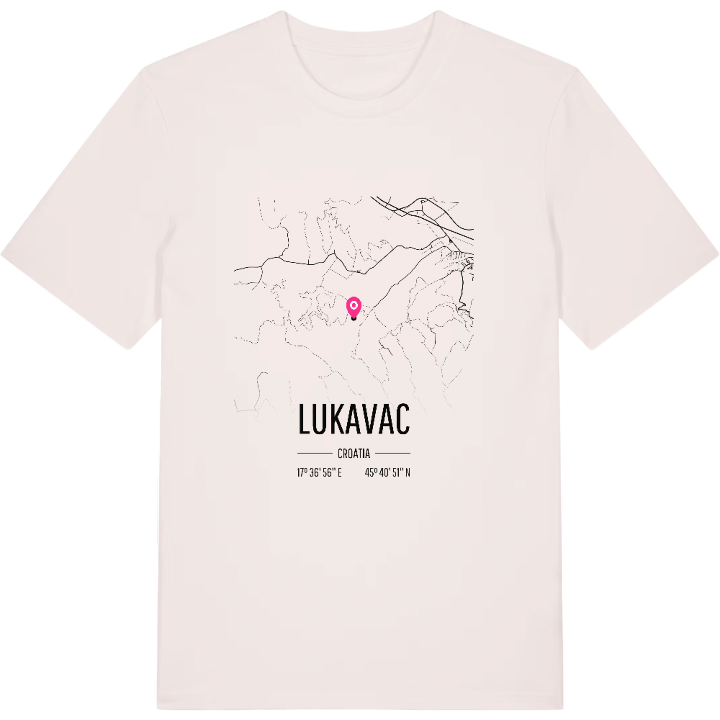 Lukavac karta t-shirt – t-shirt från PinShirt