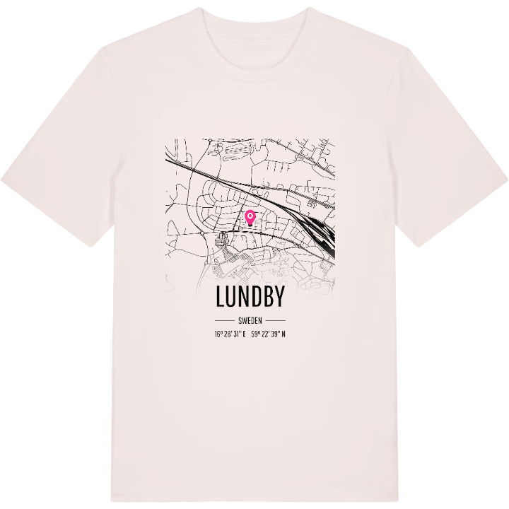 Lundby karta t-shirt – t-shirt från PinShirt