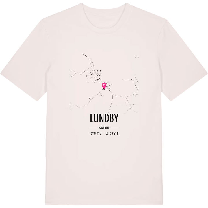 Lundby karta t-shirt – t-shirt från PinShirt