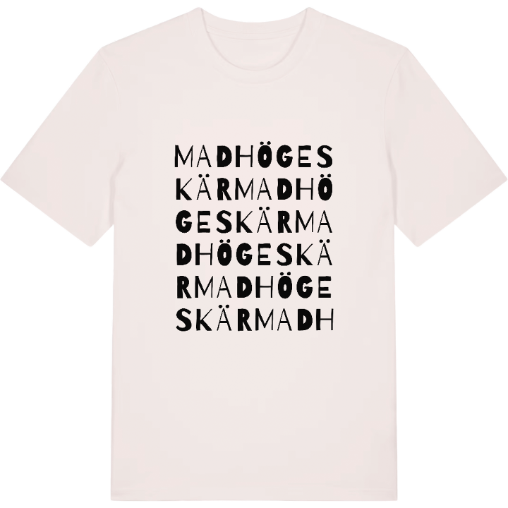 Madhögeskär ordlek t-shirt – t-shirt från PinShirt
