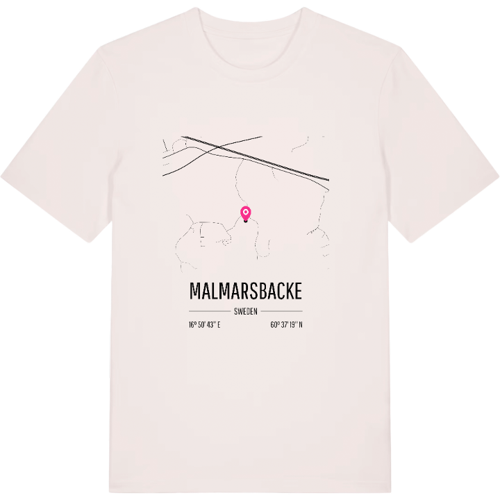 Malmarsbacke karta t-shirt – t-shirt från PinShirt