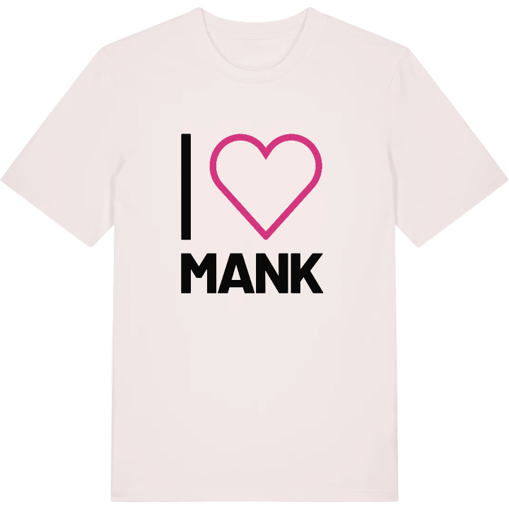 Jag älskar Mank t-shirt stort tryck – t-shirt från PinShirt