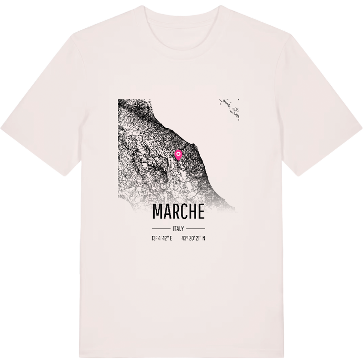 Marche karta t-shirt – t-shirt från PinShirt