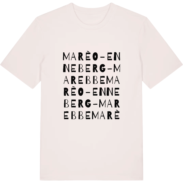 Marèo - Enneberg - Marebbe ordlek t-shirt – t-shirt från PinShirt