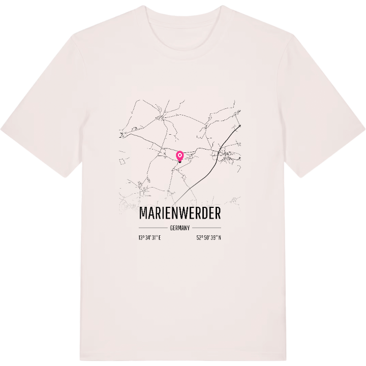 Marienwerder karta t-shirt – t-shirt från PinShirt