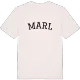 Marl böjd t-shirt
