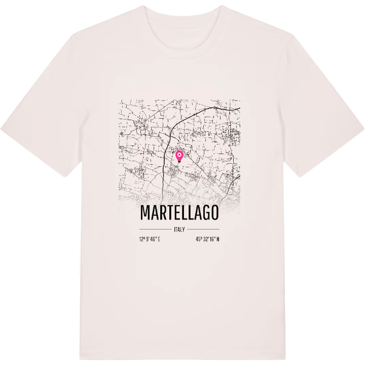 Martellago karta t-shirt – t-shirt från PinShirt