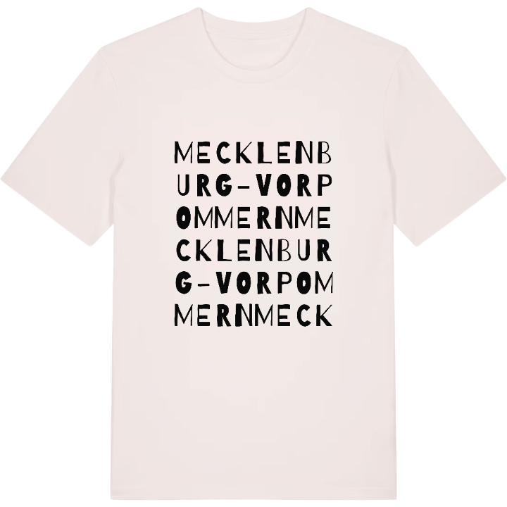 Mecklenburg-Vorpommern ordlek t-shirt – t-shirt från PinShirt