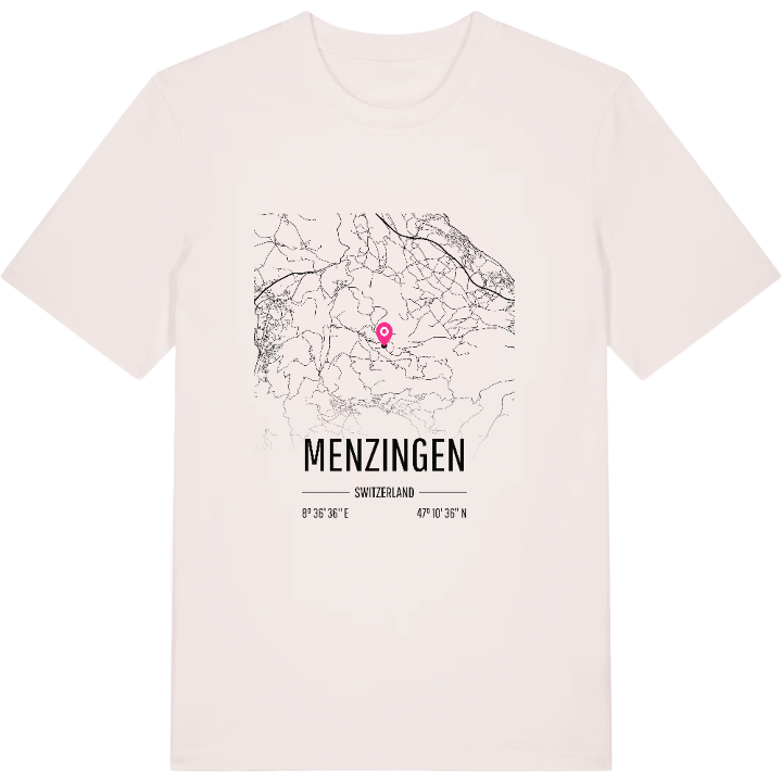 Menzingen karta t-shirt – t-shirt från PinShirt