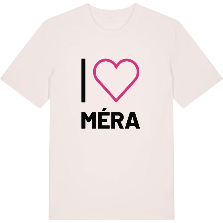 Jag älskar Méra t-shirt stort tryck – t-shirt från PinShirt