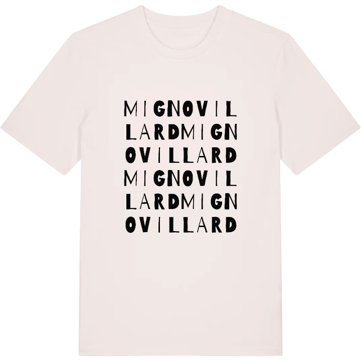 Mignovillard ordlek t-shirt – t-shirt från PinShirt