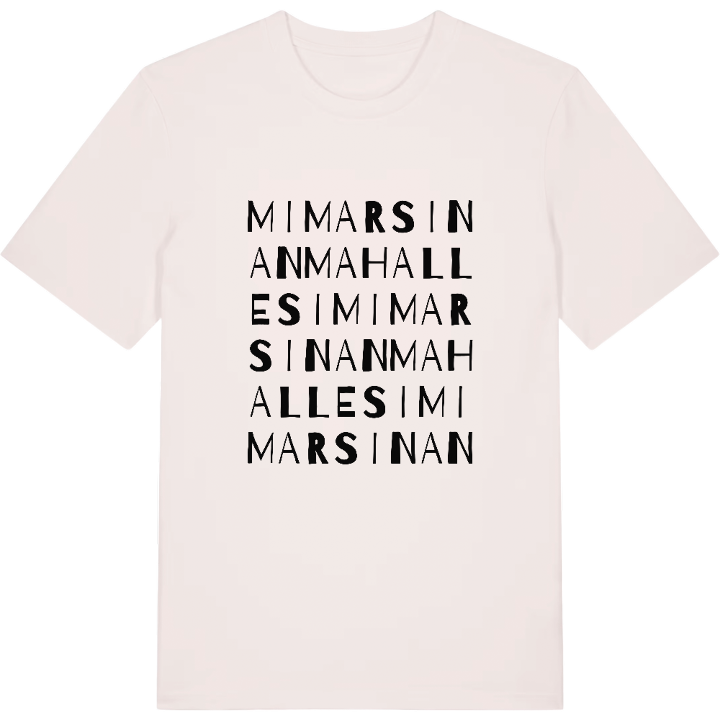 Mimar Sinan Mahallesi ordlek t-shirt – t-shirt från PinShirt