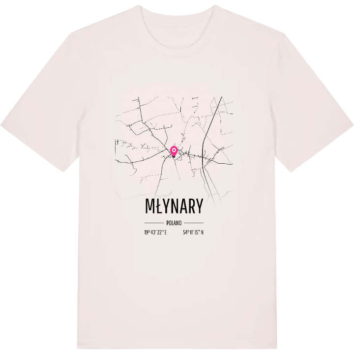 Młynary karta t-shirt – t-shirt från PinShirt