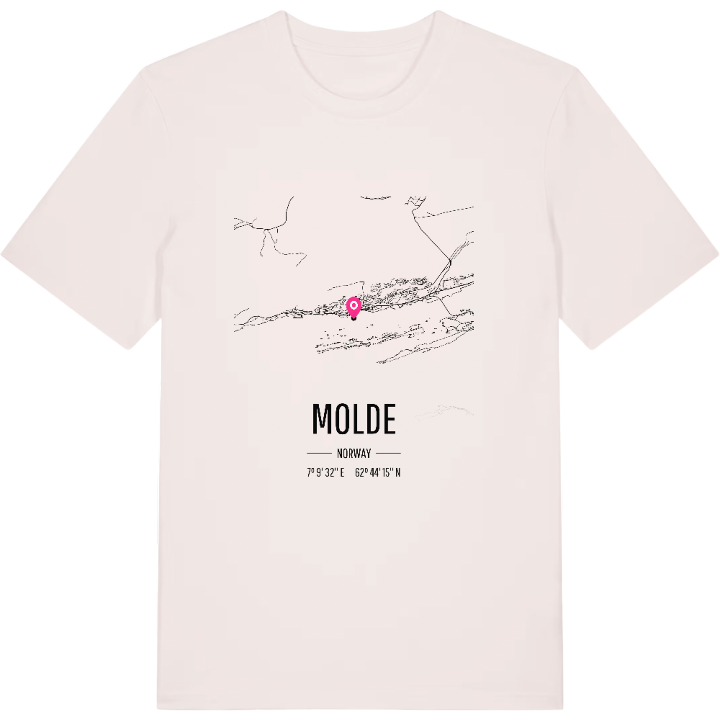 Molde karta t-shirt – t-shirt från PinShirt