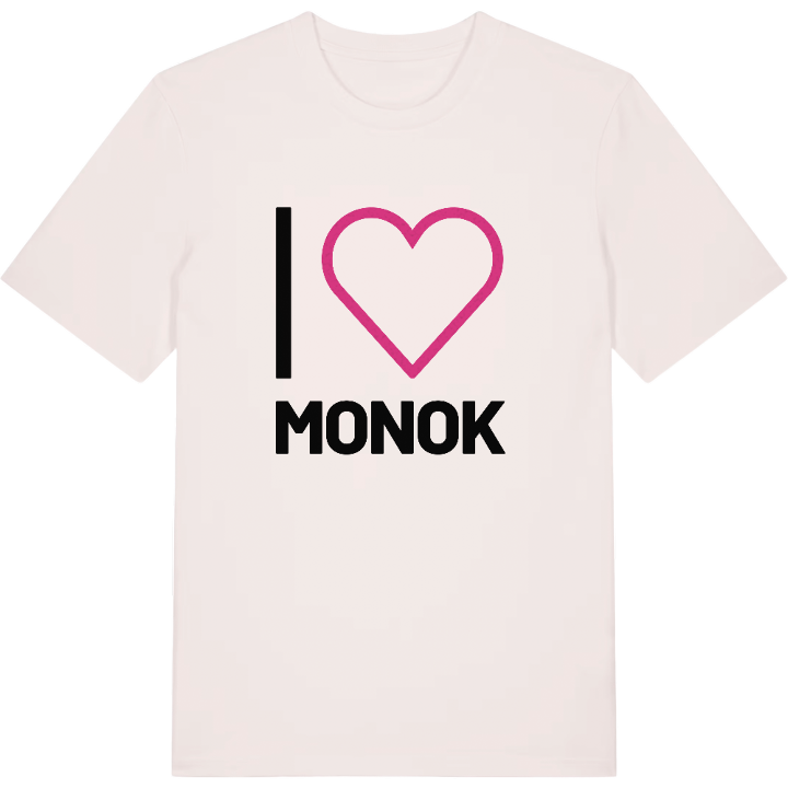 Jag älskar Monok t-shirt stort tryck – t-shirt från PinShirt