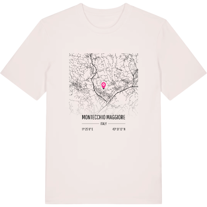 Montecchio Maggiore karta t-shirt – t-shirt från PinShirt