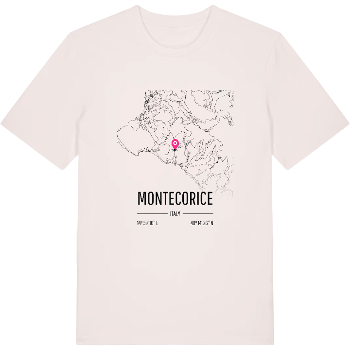 Montecorice karta t-shirt – t-shirt från PinShirt