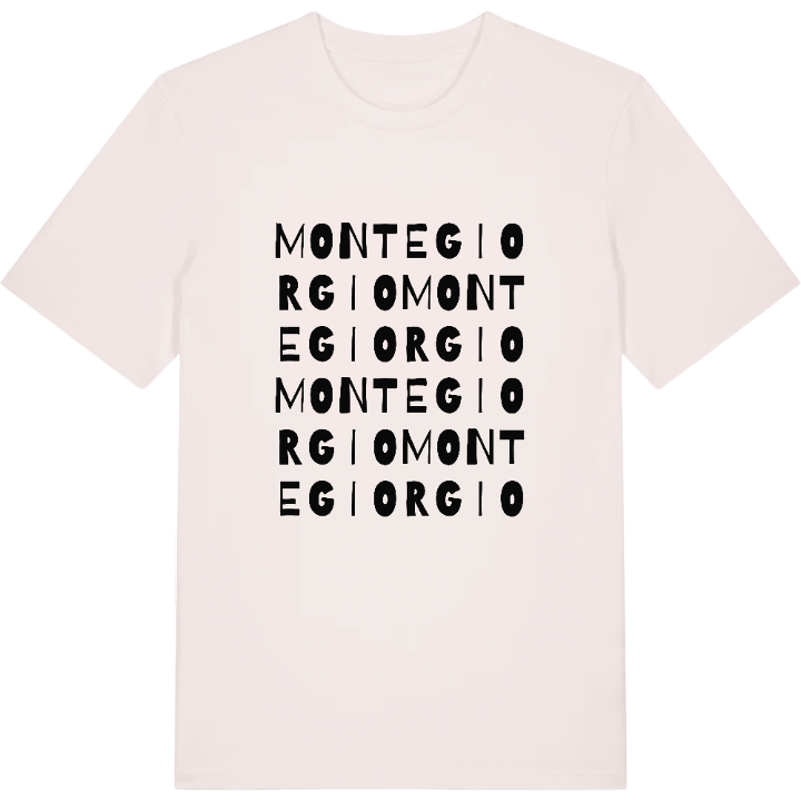 Montegiorgio ordlek t-shirt – t-shirt från PinShirt