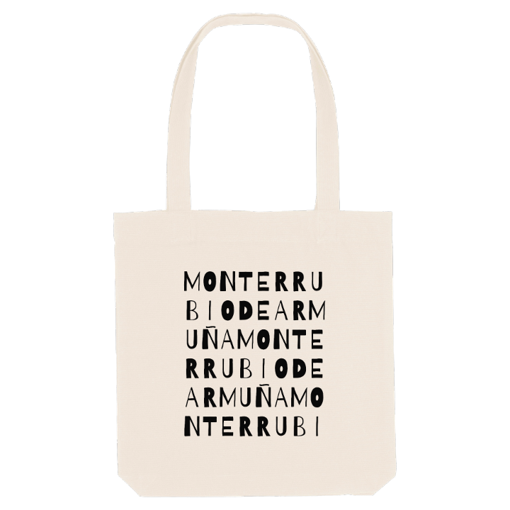 Monterrubio de Armuña ordlek tygkasse – tygkasse från PinShirt