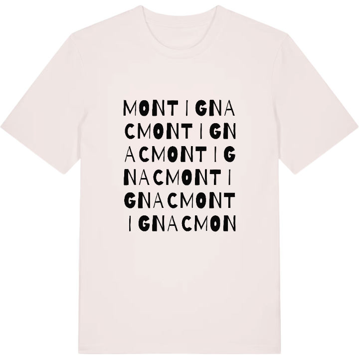 Montignac ordlek t-shirt – t-shirt från PinShirt