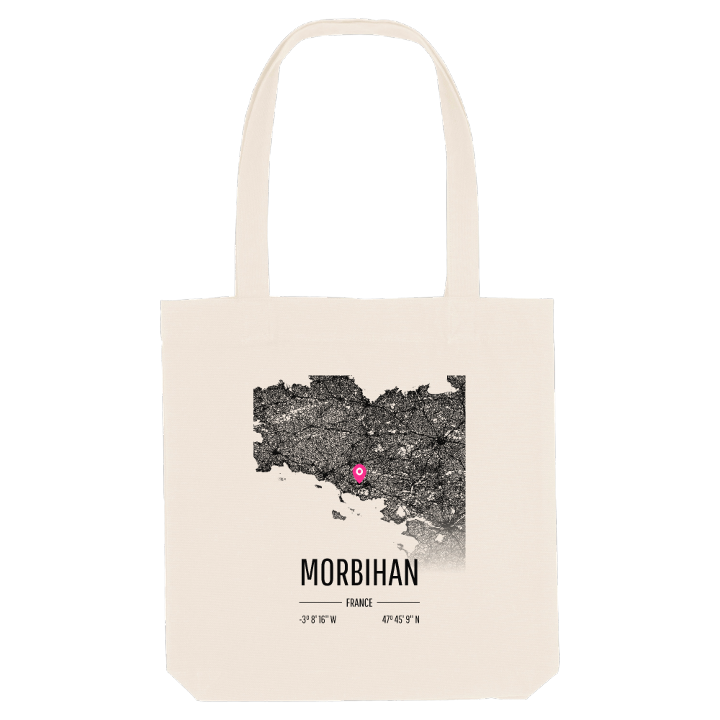 Morbihan karta tygkasse – tygkasse från PinShirt