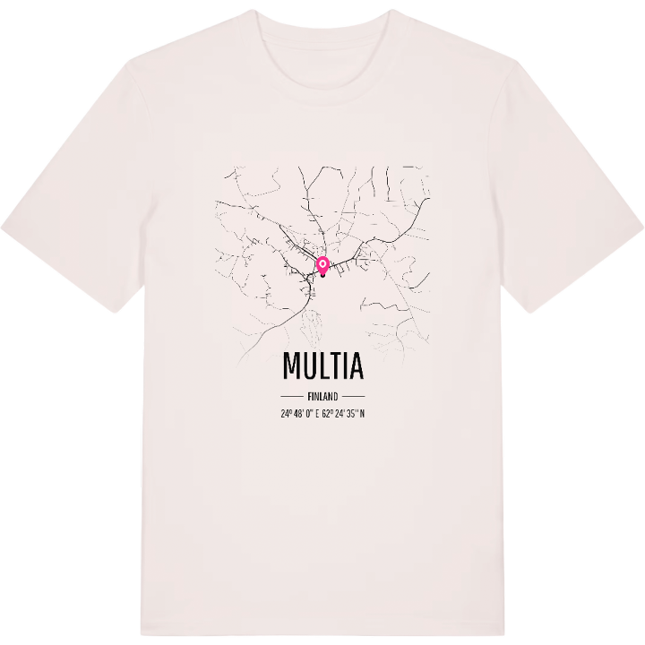 Multia karta t-shirt – t-shirt från PinShirt