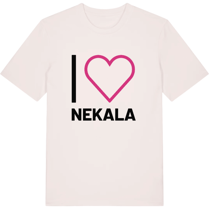 Jag älskar Nekala t-shirt stort tryck – t-shirt från PinShirt
