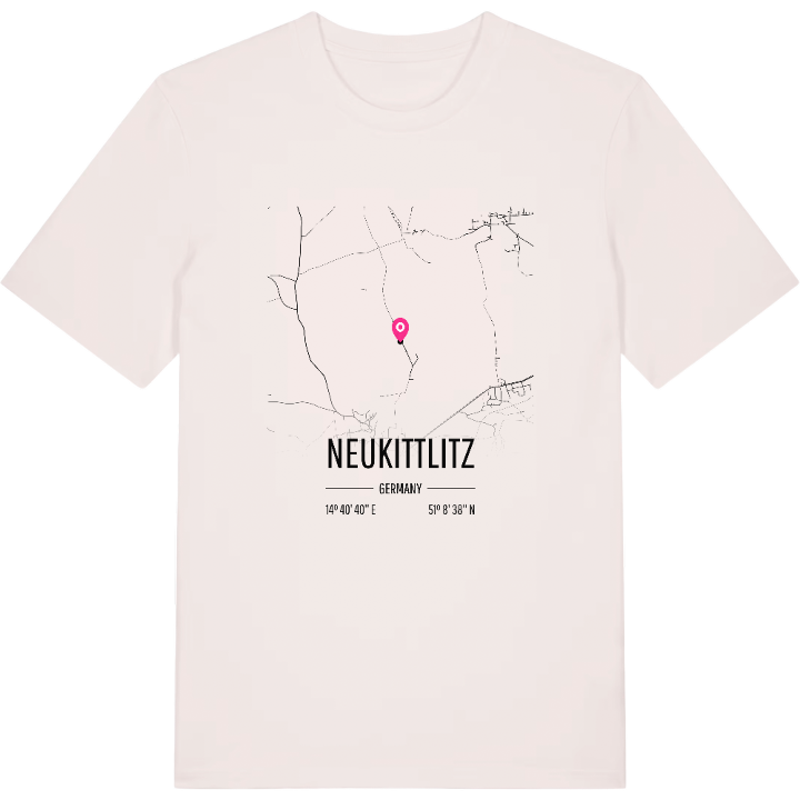 Neukittlitz karta t-shirt – t-shirt från PinShirt