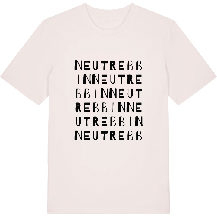 Neutrebbin ordlek t-shirt – t-shirt från PinShirt