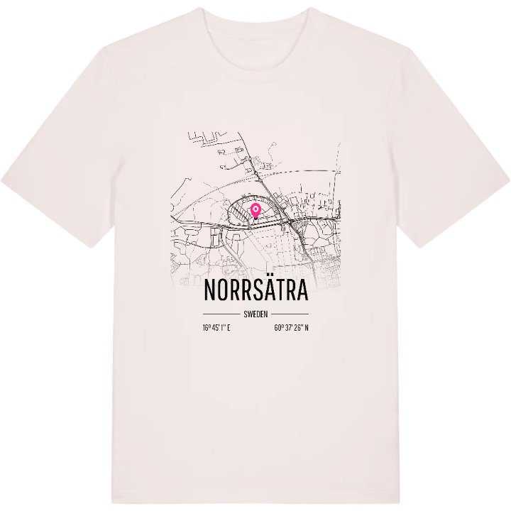 Norrsätra karta t-shirt – t-shirt från PinShirt