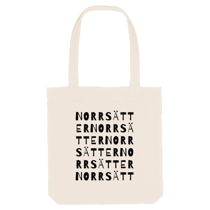 Norrsätter ordlek tygkasse – tygkasse från PinShirt